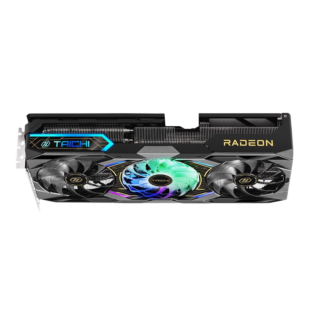 ASRock AMD Radeon RX 9070 XT Taichi Overclocked Triple Fan 16GB GDDR6 PCIe 5 0 Graphics Card