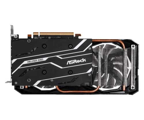 ASRock AMD Radeon RX 6600 Challenger D 8GB GDDR6 DisplayPort 14Gbps HDMI 0dB Silent Cooling 128 bit 7680 x 4320 Dual Fan Graphics Card PCI Express 4 0 x8 8 pin