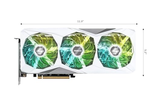 ASRock AMD Radeon RX 7600 Steel Legend 8GB OC GDDR6 128 bit 0dB Silent Cooling Graphics Card DisplayPort 7680 x 4320 HDMI 18 Gbps 3 Fans PCI Express 4