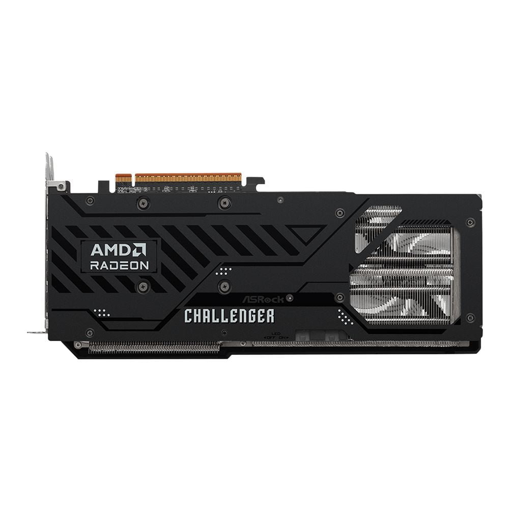 ASRock AMD Radeon RX 9070 Tarjeta Gráfica Challenger Triple Fan 16GB GDDR6 PCIe 5 0