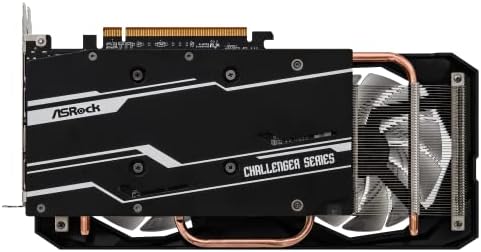 ASRock AMD Radeon RX 7600 Challenger 8GB OC GDDR6 DisplayPort HDMI 0dB Silent Cooling Graphics Card 128 bit 7680 x 4320 18 Gbps Graphics Card