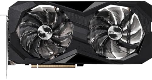 ASRock AMD Radeon RX 7600 Challenger 8GB OC GDDR6 DisplayPort HDMI 0dB Silent Cooling Graphics Card 128 bit 7680 x 4320 18 Gbps Graphics Card