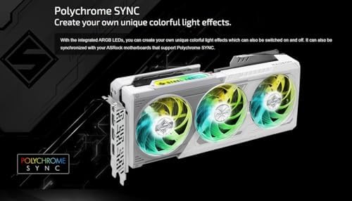 ASRock AMD Radeon RX 9070 Steel Legend 16GB OC GPU 2700 MHz 20 Gbps GDDR6 256Bit  3rd Gen RT 2nd Gen AI Accelerators  PCIe5 0 2x8 pin Triple Fan Graphics Card 700W Air Deflecting HDMI DisplayPort