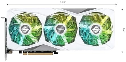 ASRock AMD Radeon RX 7600 Steel Legend 8GB OC GDDR6 128 bit 0dB Silent Cooling Graphics Card DisplayPort 7680 x 4320 HDMI 18 Gbps 3 Fans PCI Express 4