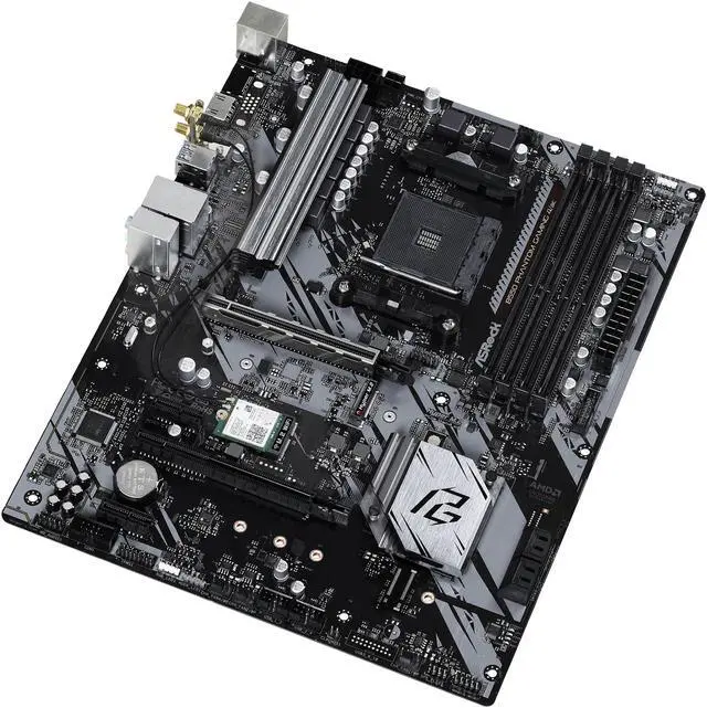 ASRock B550 Phantom Gaming 4/ac AM4 AMD B550 ATX AMD Motherboard