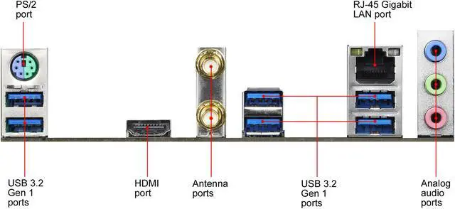ASRock B550 Phantom Gaming 4/ac AM4 AMD B550 ATX AMD Motherboard