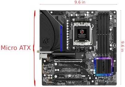 ASRock B650M PG Riptide WiFi AMD Socket AM5 Ryzen 7000 Series Processors Motherboard