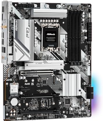 ASRock B760 Pro RS WiFi 6E LGA1700 HDMI DisplayPort eDP Intel B760 ATX Motherboard DDR5 192GB 7200   OC  MHz SATA3 6 0 Gb/s USB3 2 Gen2 2 5G LAN PCIe5 0 M 2 64Bit