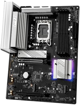 ASRock B860 Pro RS Intel Core Ultra DDR5 8666 MHz 256GB M 2 LGA1851 ATX Motherboard SATA3 6 0 Gb/s PCIe 5 0 BIOS Flashback
