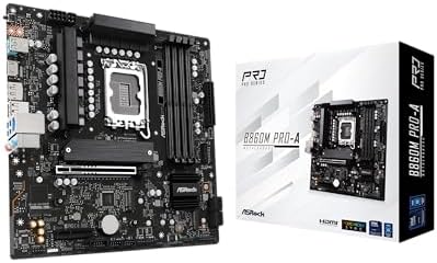 ASRock B860 Pro RS Intel Core Ultra DDR5 8666 MHz 256GB M 2 LGA1851 ATX Motherboard SATA3 6 0 Gb/s PCIe 5 0 BIOS Flashback