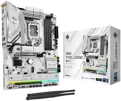ASRock B860 Pro RS Intel Core Ultra DDR5 8666 MHz 256GB M 2 LGA1851 ATX Motherboard SATA3 6 0 Gb/s PCIe 5 0 BIOS Flashback