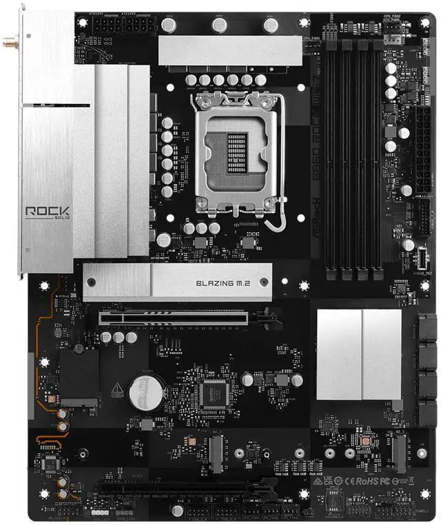ASRock B860 Rock WiFi 7 LGA 1851 Intel B860 ATX Motherboard