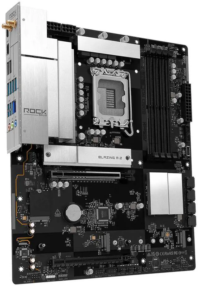ASRock B860 Rock WiFi 7 LGA 1851 Intel B860 ATX Motherboard