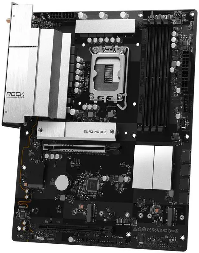 ASRock B860 Rock WiFi 7 LGA 1851 Intel B860 ATX Motherboard