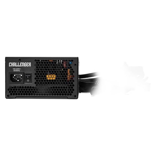 ASRock Challenger 750W Power Supply ATX 3 1 Auto iCOOL Intelligent Fan Control 120mm Golf Blade 5 Years Warranty CL 750G 80 Plus Gold Certified Non Modular ATX3 1 PCIe5 1 12V 2x6 Cable