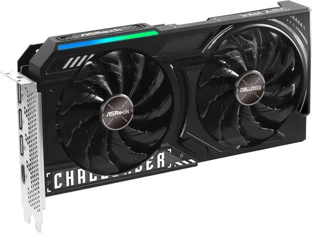 ASRock Challenger Arc B580 12GB GDDR6 PCI Express 4 0 x8 ATX Graphics Card B580 CL 12GO