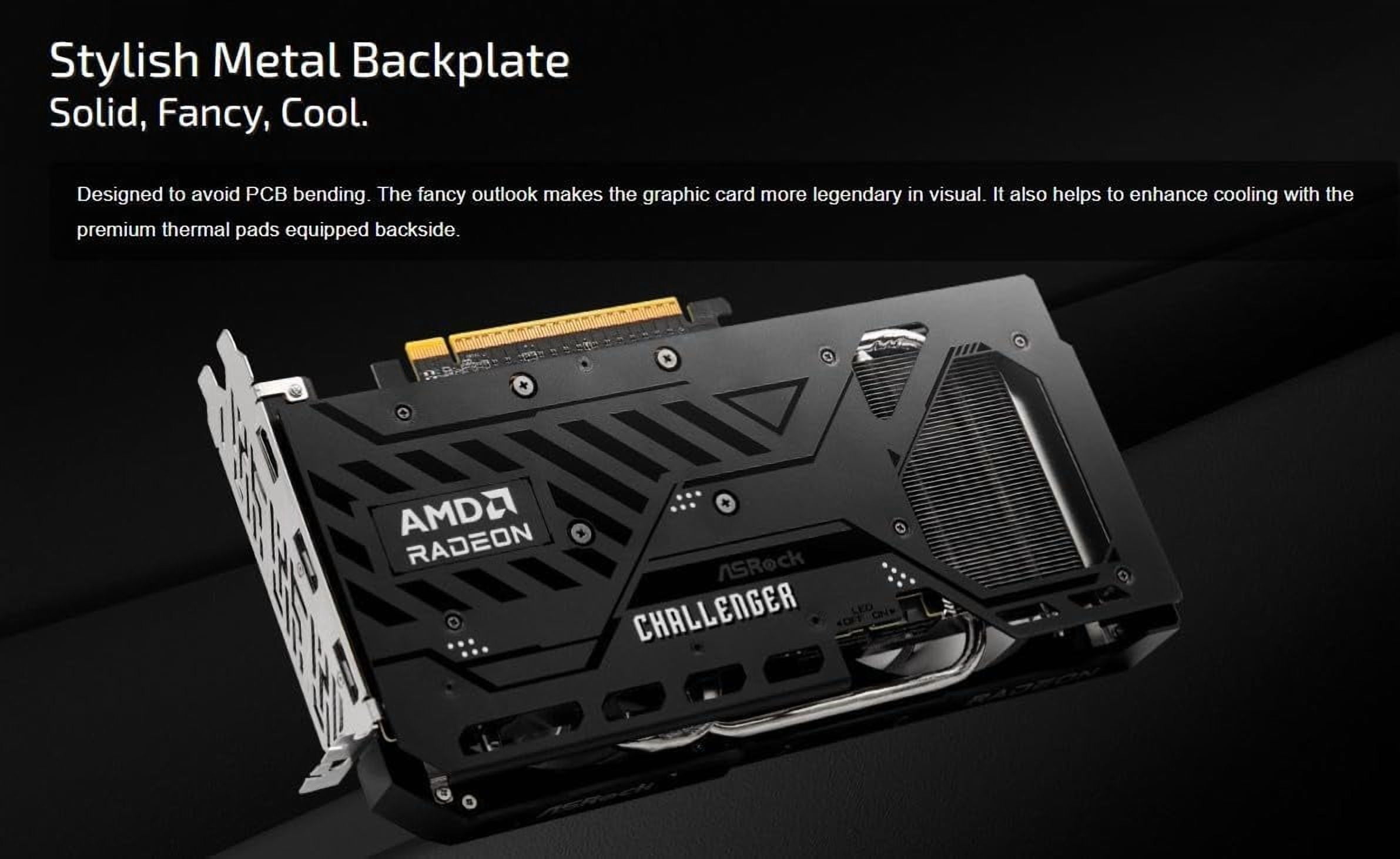 ASRock Challenger Radeon RX 9060 XT 16GB GDDR6 PCI Express 5 0 x16 Graphics Card RX9060XT CL 16GO RX 9060XT