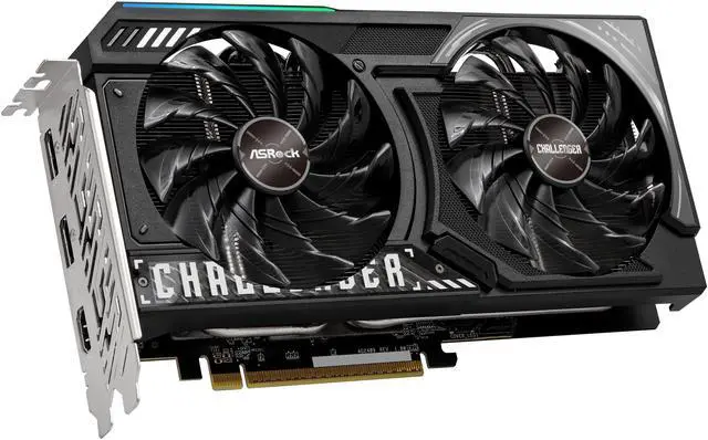ASRock Challenger Radeon RX 9060 XT 16GB GDDR6 PCI Express 5 0 x16 Graphics Card RX9060XT CL 16GO RX 9060XT