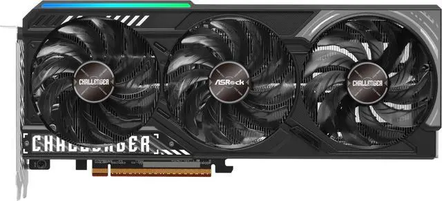ASRock Challenger Radeon RX 9070 16GB GDDR6 PCI Express 5 0 x16 ATX Graphics Card RX9070 CL 16G