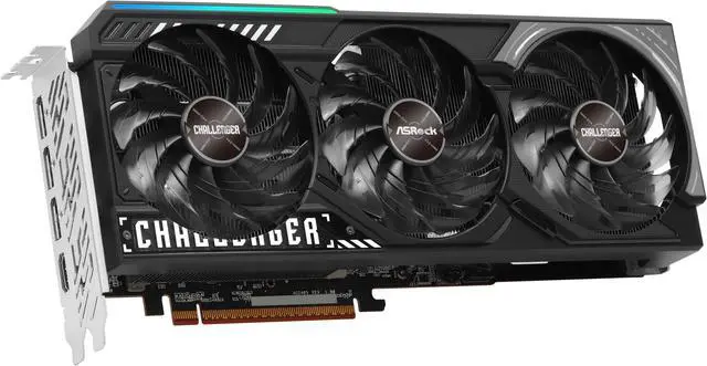 ASRock Challenger Radeon RX 9070 16GB GDDR6 PCI Express 5 0 x16 ATX Graphics Card RX9070 CL 16G