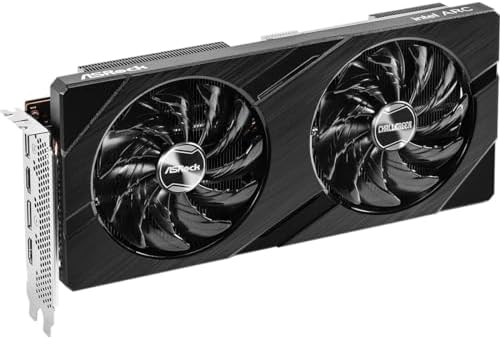 ASRock Intel ARC A750 Challenger D 8GB OC  8GB DDR6  PCIe4  2 HDMI  2 DP  2200MHz Clock  0dB Cooling  Overclocked