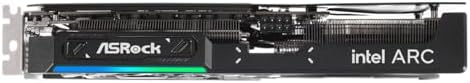 ASRock Intel Arc B570 Challenger - Tarjeta gráfica OC GDDR6 de 10 GB, GPU de 2600 MHz, memoria de 19 Gbps, ventilador doble, placa trasera de metal, HDMI 2.1a, DisplayPort 2.1, refrigeración de 0dB