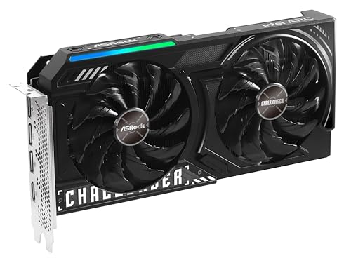 ASRock Intel Arc B580 Challenger 12GB OC Graphics Card  2740 MHz GPU Clock  12GB GDDR6  DisplayPort 2 1  HDMI 2 1a  Dual Fan Cooling  0dB Silent Operation