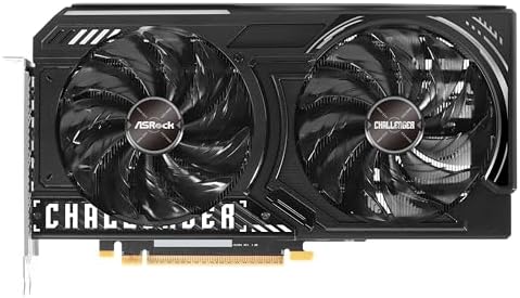 ASRock Intel Arc B580 Challenger 12GB OC Graphics Card  2740 MHz GPU Clock  12GB GDDR6  DisplayPort 2 1  HDMI 2 1a  Dual Fan Cooling  0dB Silent Operation