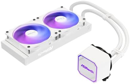 ASRock Intel Arc B580 Steel Legend 12GB OC & PRO White 240 ARGB AIO Cooler Bundle   Premium Performance with White Aesthetic