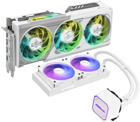 ASRock Intel Arc B580 Steel Legend 12GB OC & PRO White 240 ARGB AIO Cooler Bundle   Premium Performance with White Aesthetic