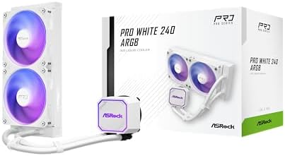 ASRock Intel Arc B580 Steel Legend 12GB OC & PRO White 240 ARGB AIO Cooler Bundle   Premium Performance with White Aesthetic