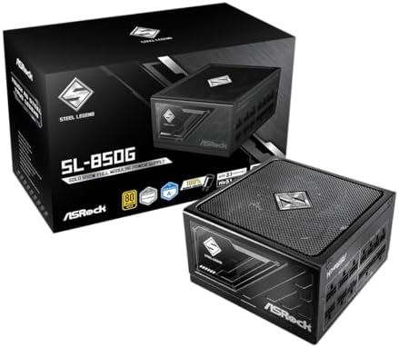ASRock PRO 650G Power Supply   650W 80 Plus Gold Certified  ATX 3 1 Ready  120mm Fan  Full Protection Circuit  3 Year Warranty