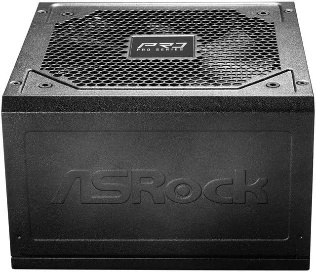 ASRock PRO Series PRO 750G 750 W ATX 3 1 Compatible 80 PLUS GOLD Certified Power Supply