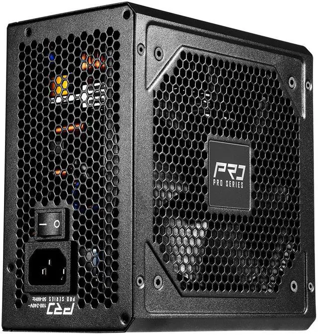 ASRock PRO Series PRO 750G 750 W ATX 3 1 Compatible 80 PLUS GOLD Certified Power Supply