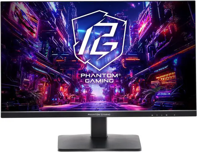 ASRock Phantom Gaming 27" QHD 2K 1440P 180Hz IPS with AMD FreeSync  AMD Adaptive Sync  HDR400 Gaming Computer Monitor PG27QFT1B