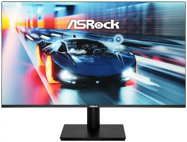 ASRock Phantom Gaming Computer Monitor 27" Full HD 120Hz IPS 1ms low blue light for both work and gaming compatible with VESA Mount 100 x 100 mm with both HDMI and VGA input port CL27FFA