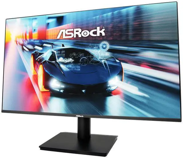 ASRock Phantom Gaming Computer Monitor 27" Full HD 120Hz IPS 1ms low blue light for both work and gaming compatible with VESA Mount 100 x 100 mm with both HDMI and VGA input port CL27FFA