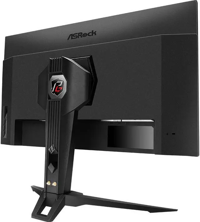 ASRock Phantom Gaming 32"  31 5" viewable  QHD 2K 1440P 165Hz with AMD FreeSync Premium HDR400 Built in Speakers & Wi Fi Antenna Gaming Computer Monitor with Height Adjustable  Swivel  and Tilt stand PG32QF2B
