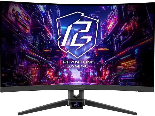 ASRock Phantom Gaming 27 inch Full HD 280Hz with FreeSync Premium  AMD Adaptive Sync  1ms Flicker Free Low Blue Light 1500R Curved Gaming Computer Monitor PG27FRS1A