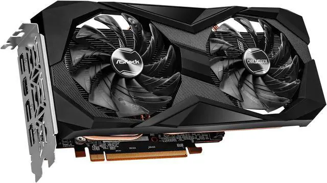 ASRock Radeon RX 6600 Challenger D 8GB GDDR6 PCI Express 4 0 Graphics Card RX6600 CLD 8G