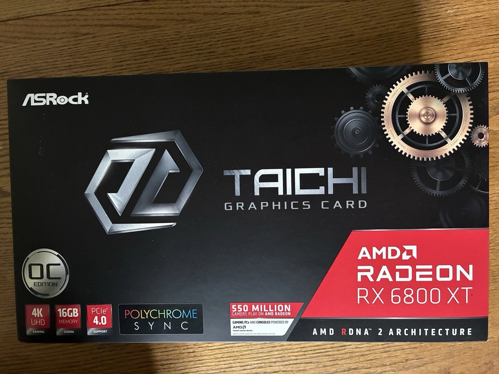 ASRock Radeon RX 6800 XT Taichi X OC 16GB GDDR6 Graphics Card