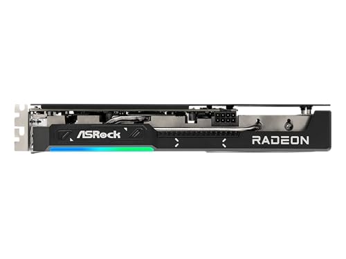 ASRock Radeon RX 9060 XT Challenger 16GB GDDR6 OC Graphics Card   3300 MHz Boost   Dual Fan   0dB Cooling   Metal Backplate   PCIe 5 0   DisplayPort 2 1a  HDMI 2 1b