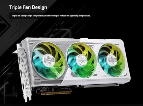 ASRock Radeon RX 9060 XT Steel Legend 16GB GDDR6 OC Graphics Card   3275 MHz Boost   Triple Fan   0dB Cooling   Metal Backplate   PCIe 5 0   DisplayPort 2 1a  HDMI 2 1b