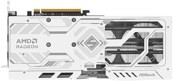 ASRock Radeon RX 9060 XT Steel Legend 16GB GDDR6 OC Graphics Card   3275 MHz Boost   Triple Fan   0dB Cooling   Metal Backplate   PCIe 5 0   DisplayPort 2 1a  HDMI 2 1b