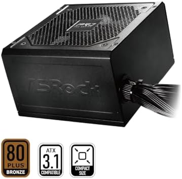 ASRock Radeon RX 9060 XT Steel Legend 8GB OC & PRO 650W 80  Bronze PSU   Premium 1440p Gaming Power Bundle