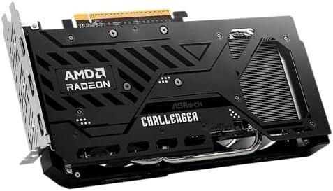 ASRock Radeon RX 9060 XT Challenger 16GB OC Graphics Card  AMD RDNA 4 Architecture  16GB GDDR6  PCIe 5 0  Dual Fans  0dB Silent Cooling  LED Indicator  DisplayPort 2 1a  HDMI 2 1b