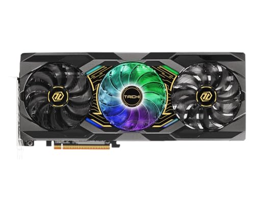 ASRock Radeon RX 9070 XT Taichi 16GB OC Graphics Card  AMD RDNA Architecture  3100 MHz Boost Clock  16GB GDDR6  DisplayPort 2 1a  HDMI 2 1b  Triple Fan Cooling  16 Power Phase Design