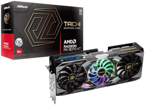 ASRock Radeon RX 9070 XT Challenger 16GB OC Graphics Card   AMD RDNA 4 Architecture  2970 MHz Boost Clock  16GB GDDR6  PCIe 5 0  DisplayPort 2 1a  HDMI 2 1b  Triple Fan Cooling 800W