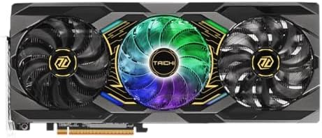 ASRock Radeon RX 9070 XT Taichi 16GB OC Graphics Card  AMD RDNA 4 Architecture  16GB GDDR6  PCIe 5 0  Taichi 3X Cooling  Reverse Spin  Dual BIOS  16 Phase SPS  Polychrome SYNC