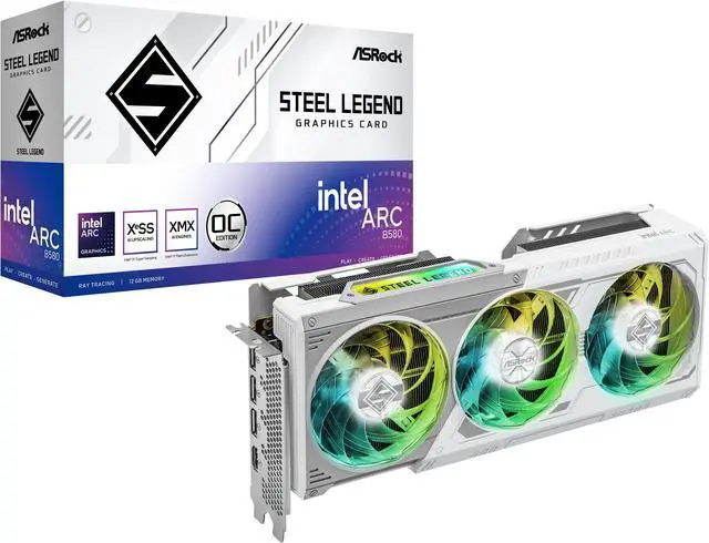 Tarjeta gráfica ASRock Steel Legend Arc B580 12 GB GDDR6 PCI Express 4.0 x8 ATX B580 SL 12GO
